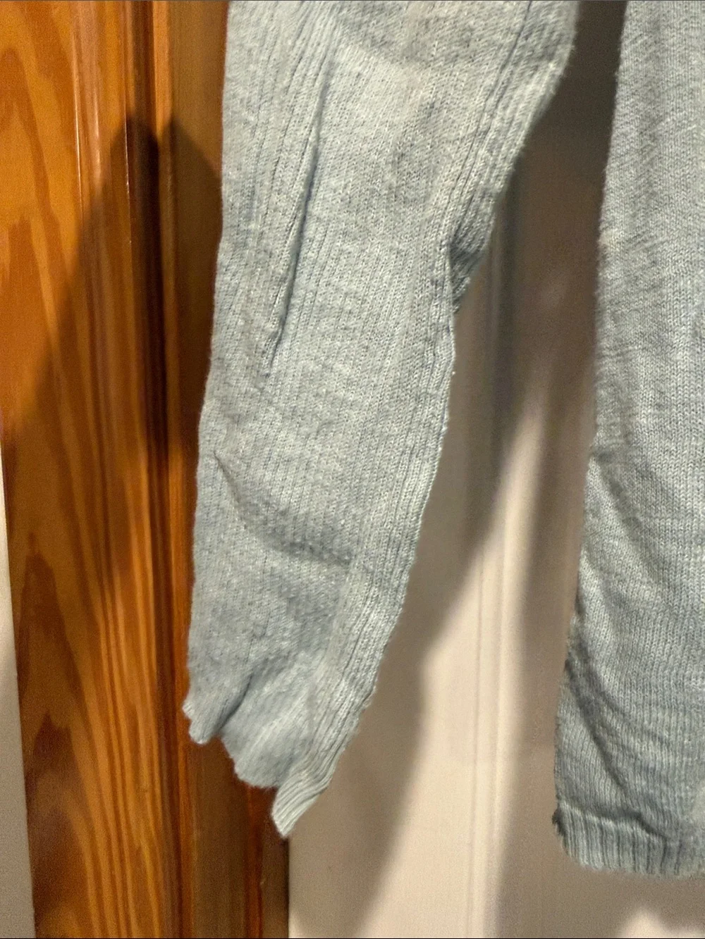 JH Collectibles Light Blue Hooded Open-Front Cardigan